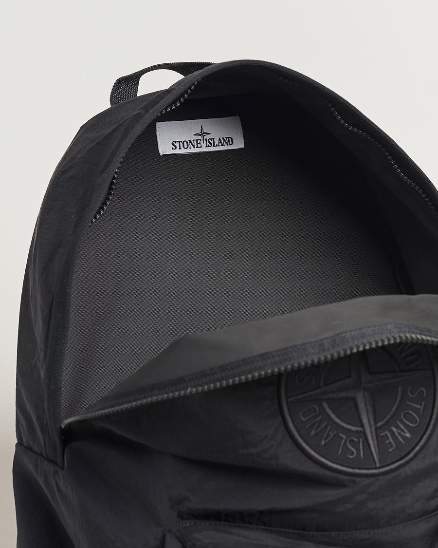 Herre | Stone Island Nylon Metal Backpack Black | Stone Island | Nylon Metal Backpack Black