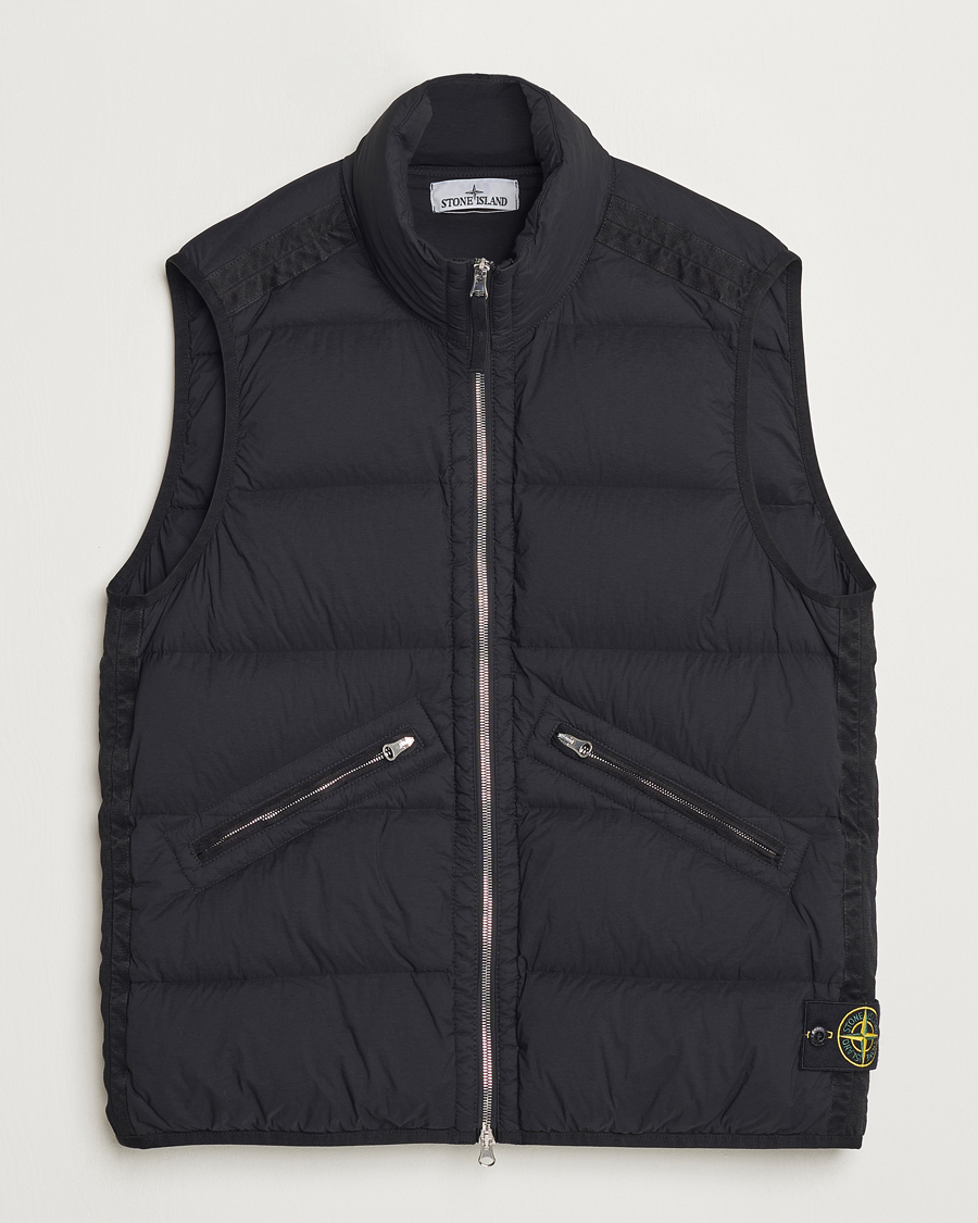 Herre | Jakker | Stone Island | Nylon Down-TC Vest Black