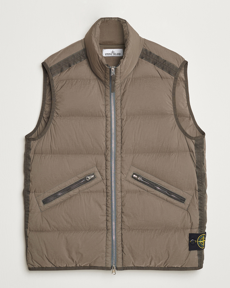 Herre | Jakker | Stone Island | Nylon Down-TC Vest Walnut