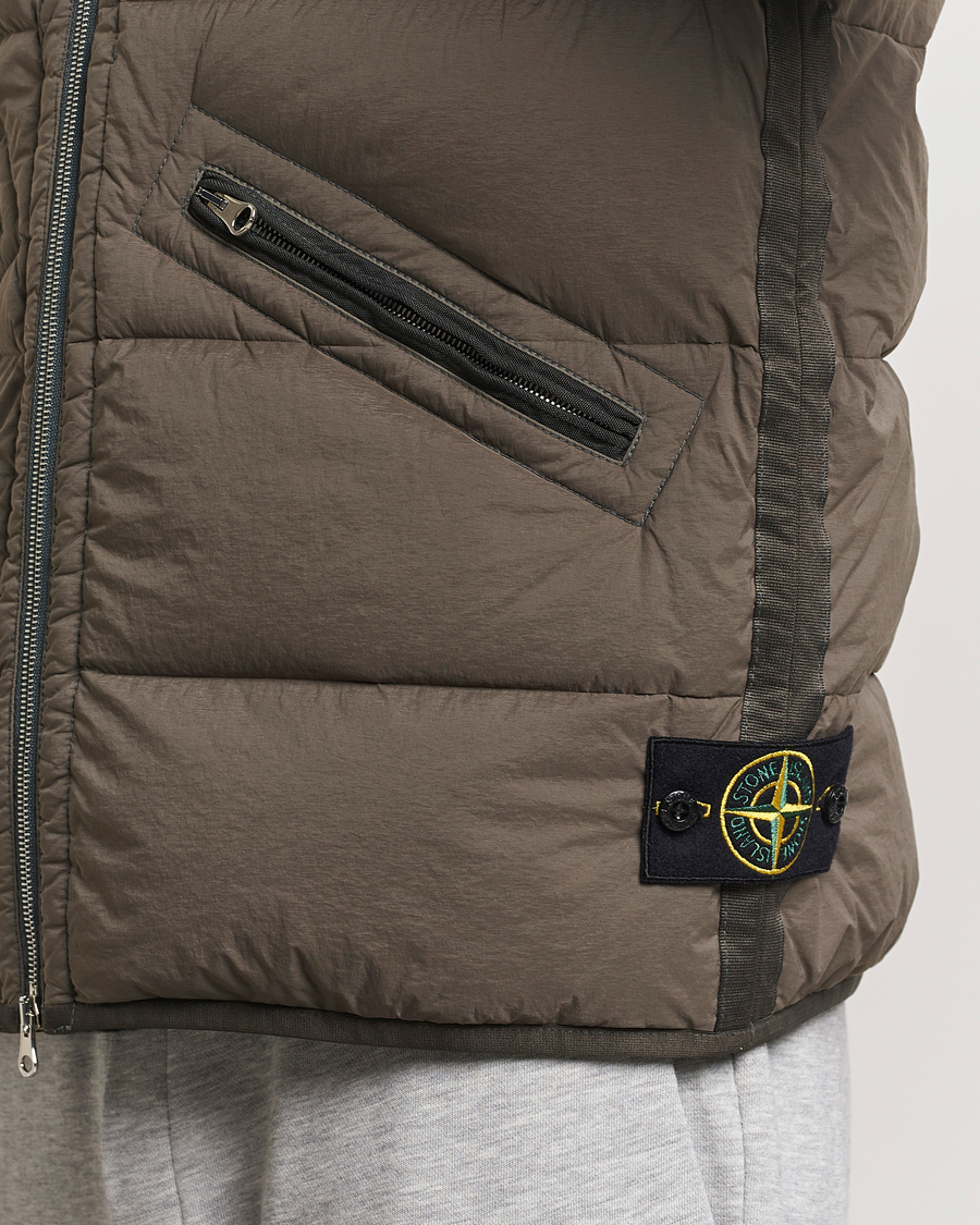 Herre | Jakker | Stone Island | Nylon Down-TC Vest Walnut