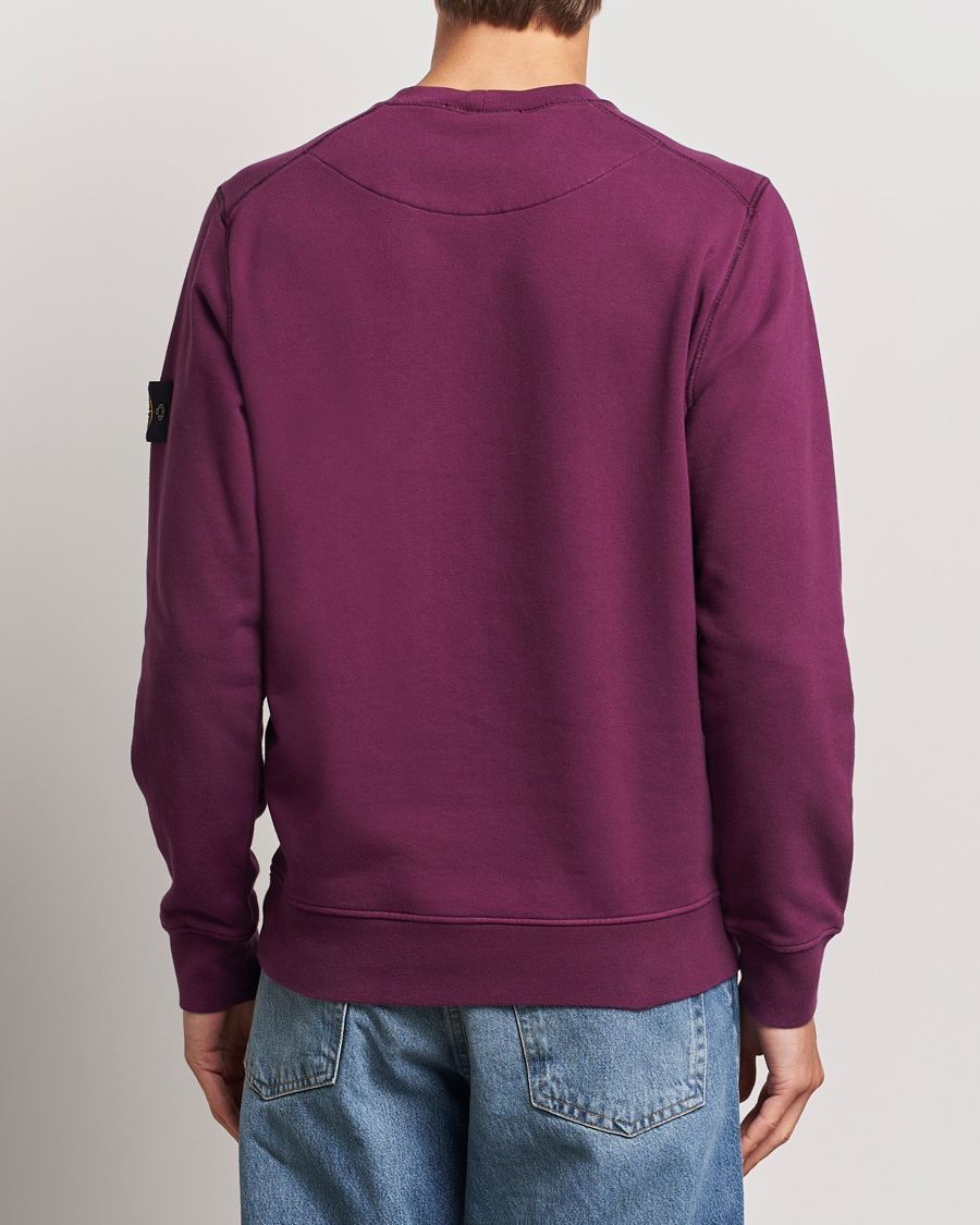 Herre | Trøjer | Stone Island | Garment Dyed Fleece Sweatshirt Burgundy