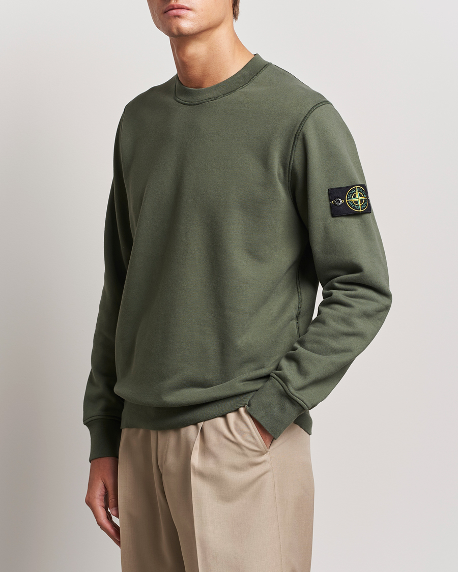 Herre | Trøjer | Stone Island | Garment Dyed Fleece Sweatshirt Musk