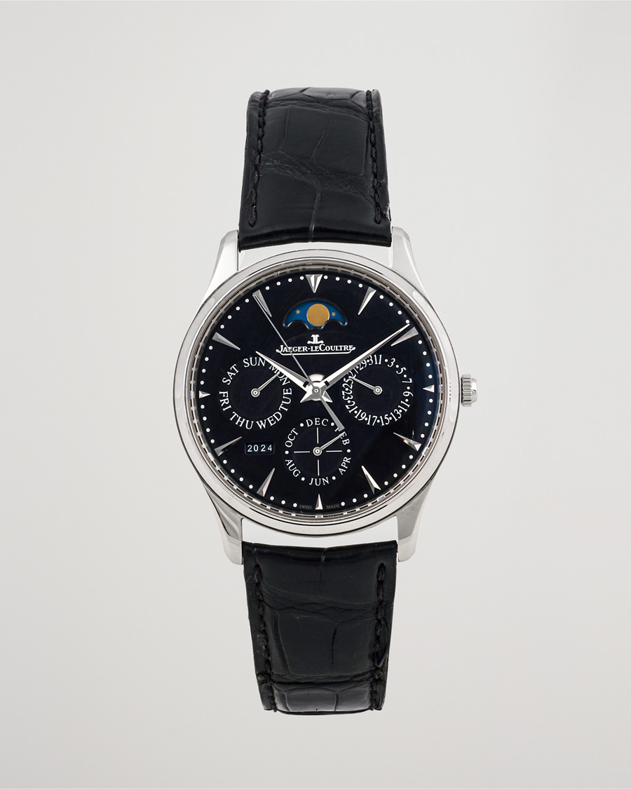Herre | Jaeger-LeCoultre Pre-Owned Master Ultra Thin Perpetual Silver | Jaeger-LeCoultre Pre-Owned | Master Ultra Thin Perpetual Silver