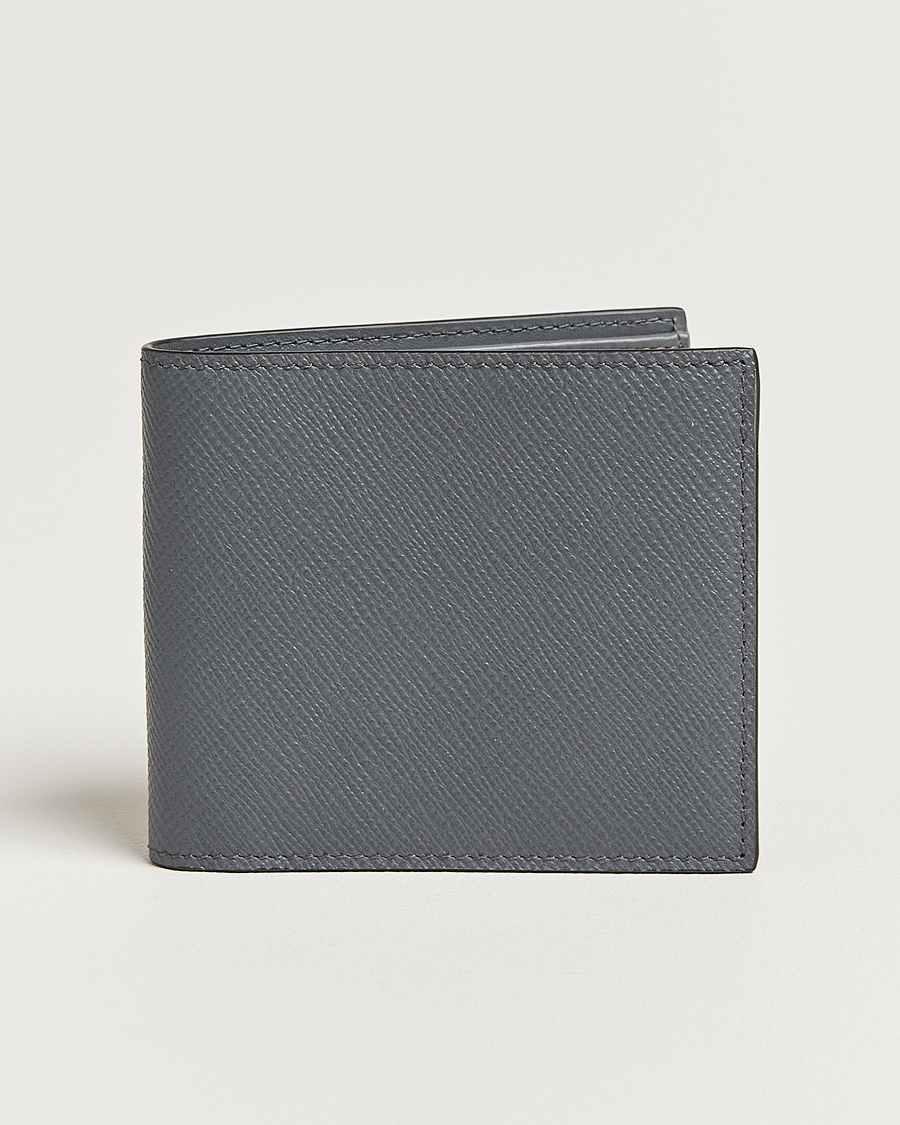 Herre | Smythson Ludlow 6 Card Wallet Storm Grey | Smythson | Ludlow 6 Card Wallet Storm Grey