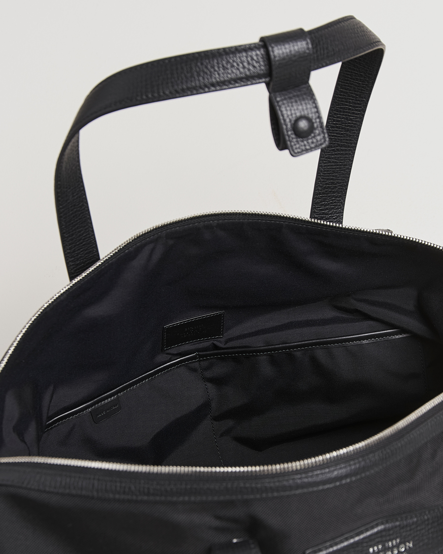 Herre | Tasker | Smythson | Canvas Norton Small Travel Bag Black