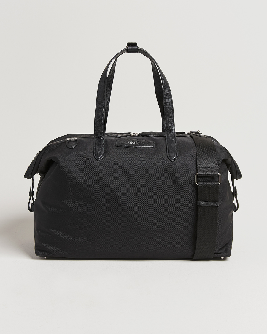 Herre | Tasker | Smythson | Canvas Norton Travel Bag Black