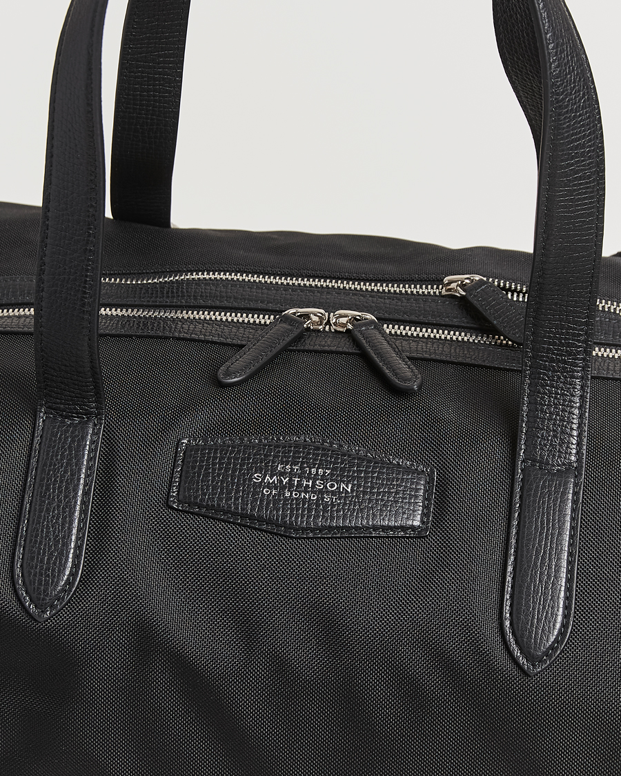 Herre | Tasker | Smythson | Canvas Norton Travel Bag Black