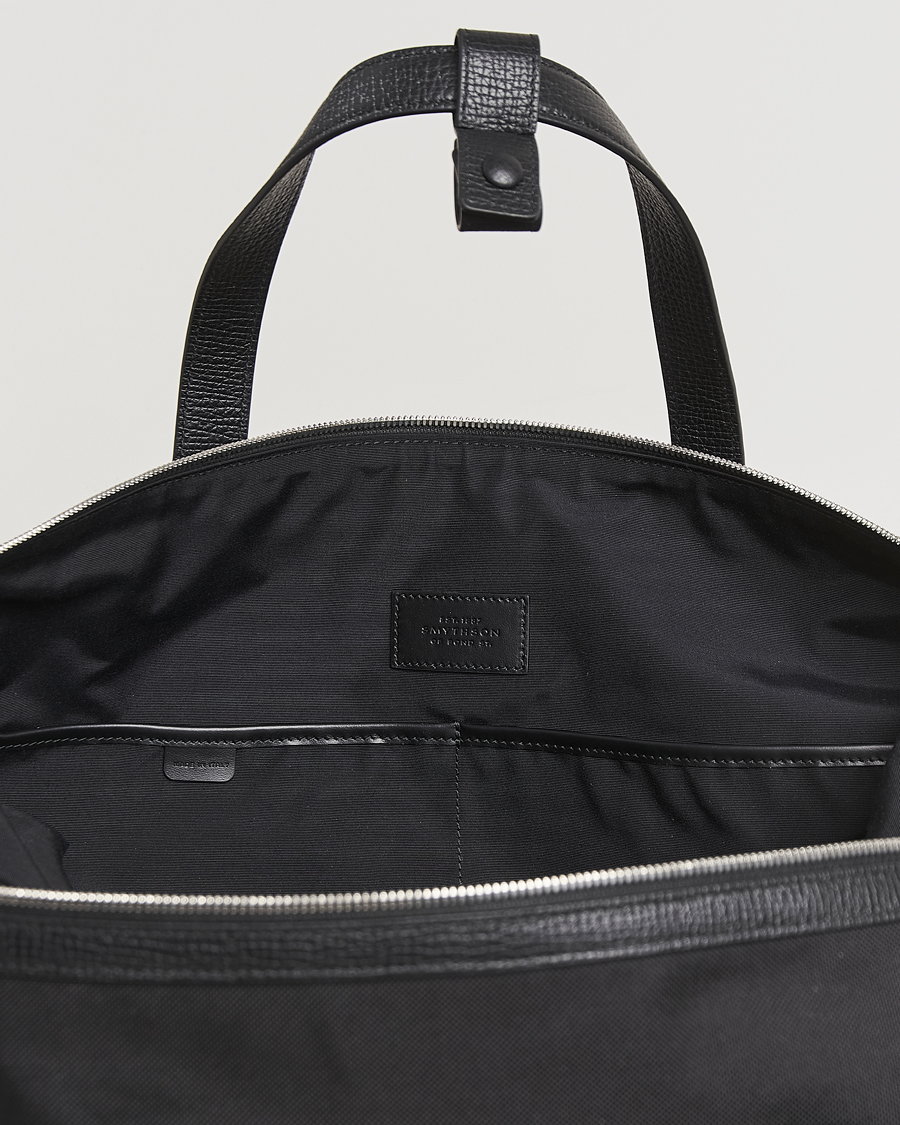 Herre | Tasker | Smythson | Canvas Norton Travel Bag Black