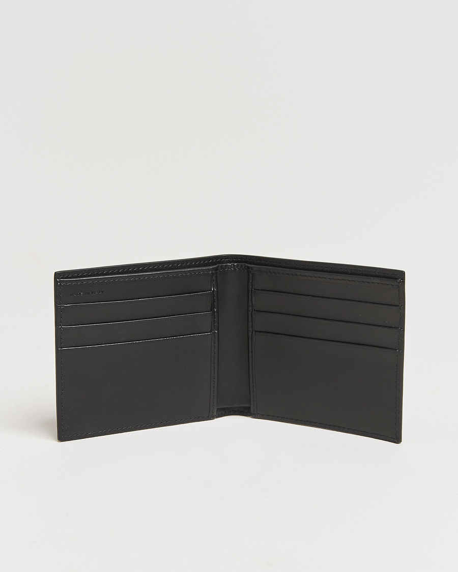 Herre | Punge | Smythson | Panama 6 Card Leather Wallet Black