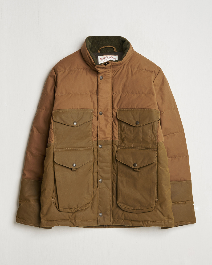 Herre | Jakker | Filson | Oiled Covered Down Cruiser Dark Tan
