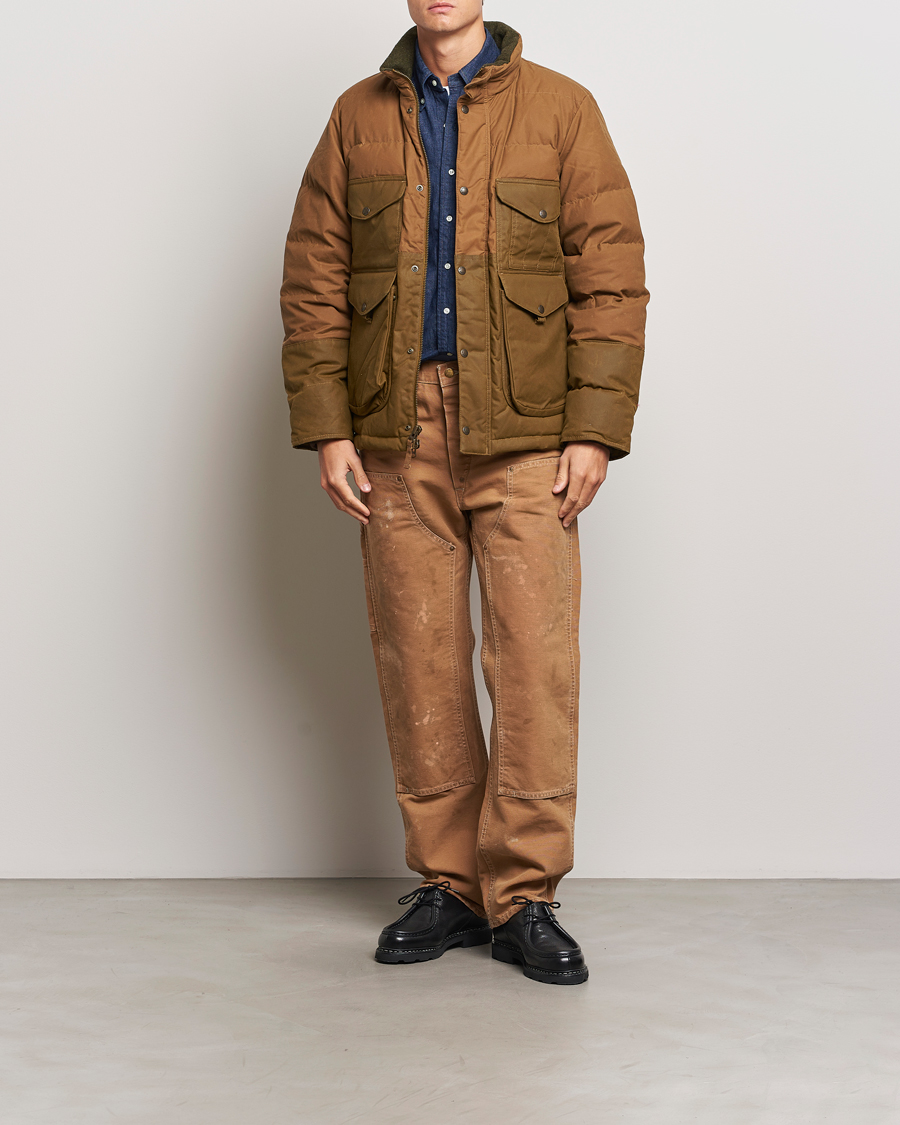 Herre | Jakker | Filson | Oiled Covered Down Cruiser Dark Tan