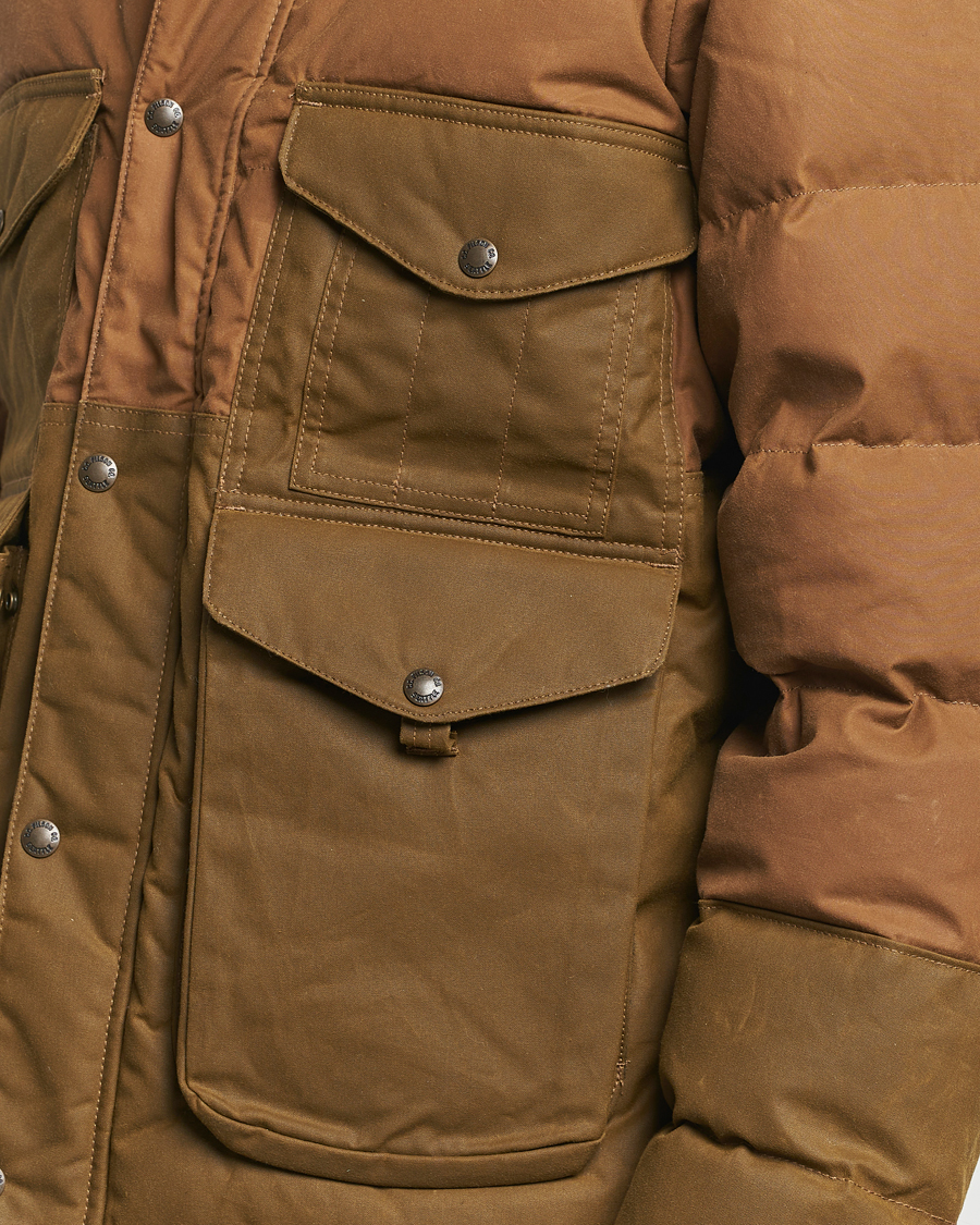 Herre | Jakker | Filson | Oiled Covered Down Cruiser Dark Tan