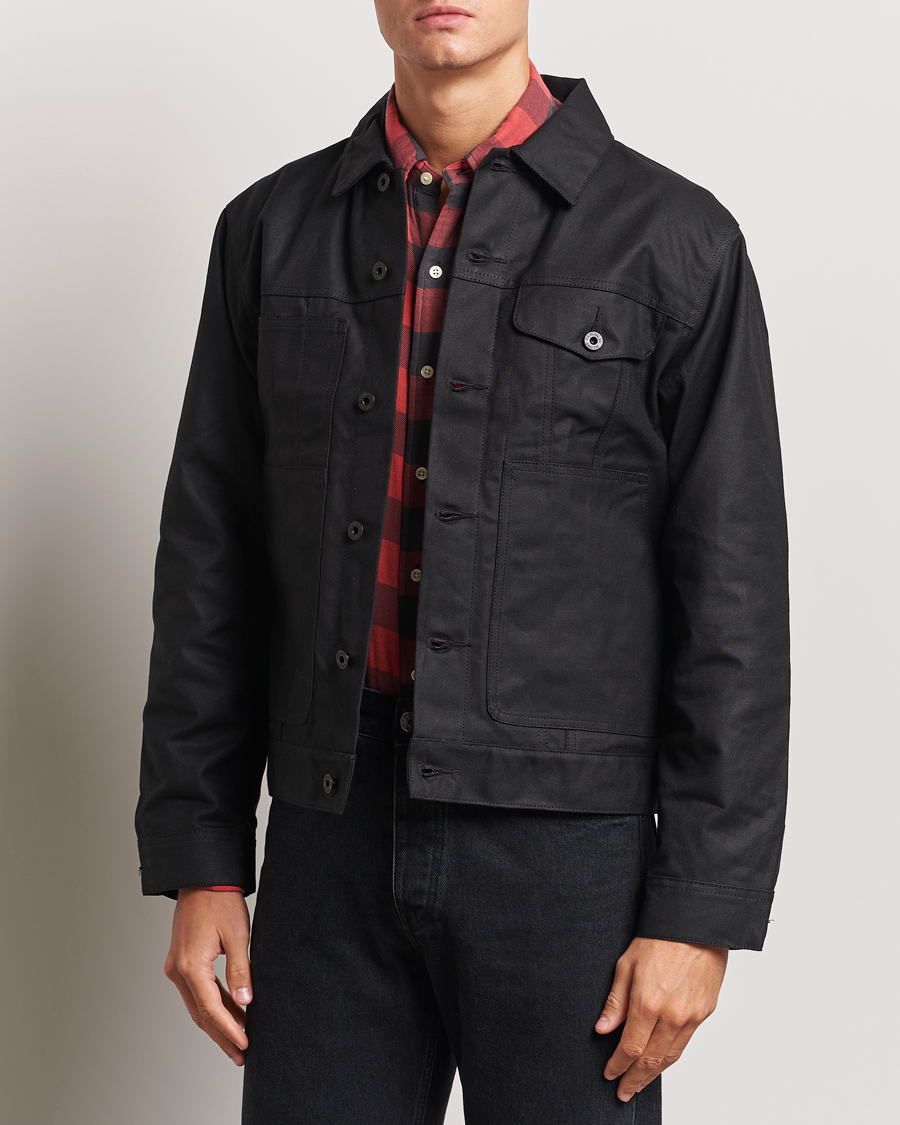 Herre | Jakker | Filson | Short Lined Tin Cloth Cruiser Black