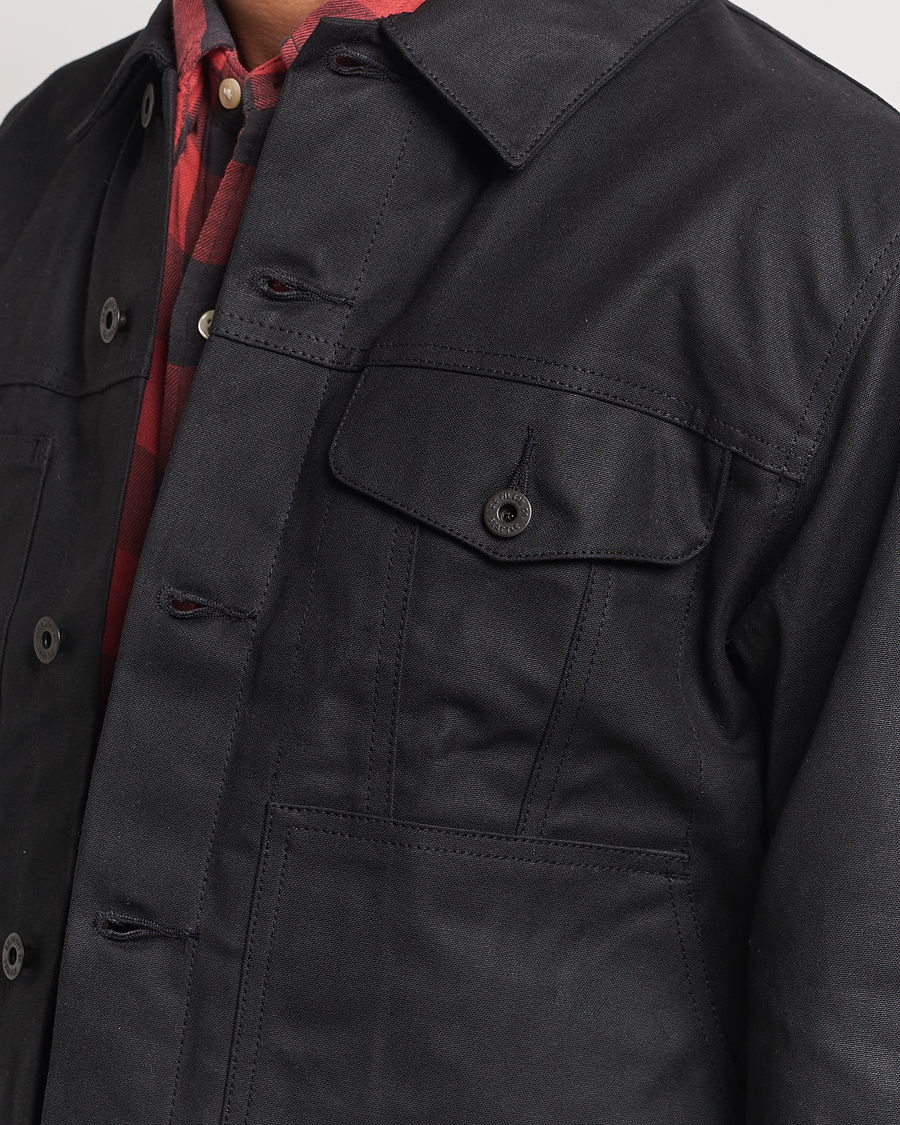 Herre | Jakker | Filson | Short Lined Tin Cloth Cruiser Black