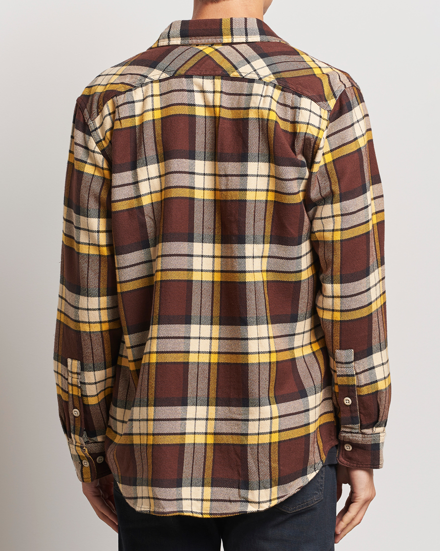 Herre | Skjorter | Filson | Vintage Flannel Work Shirt Brown/Yellow