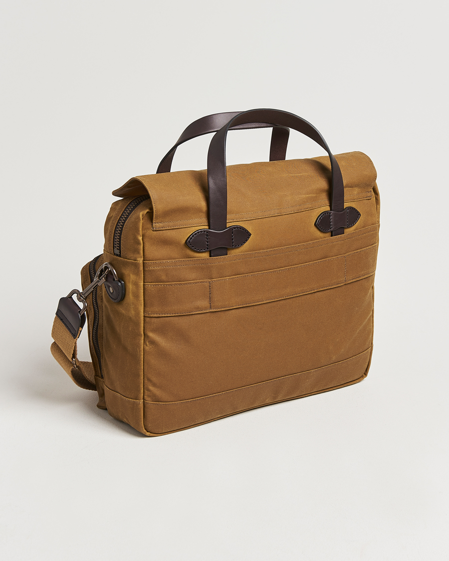 Herre | Tasker | Filson | 24-Hour Tin Briefcase Dark Tan