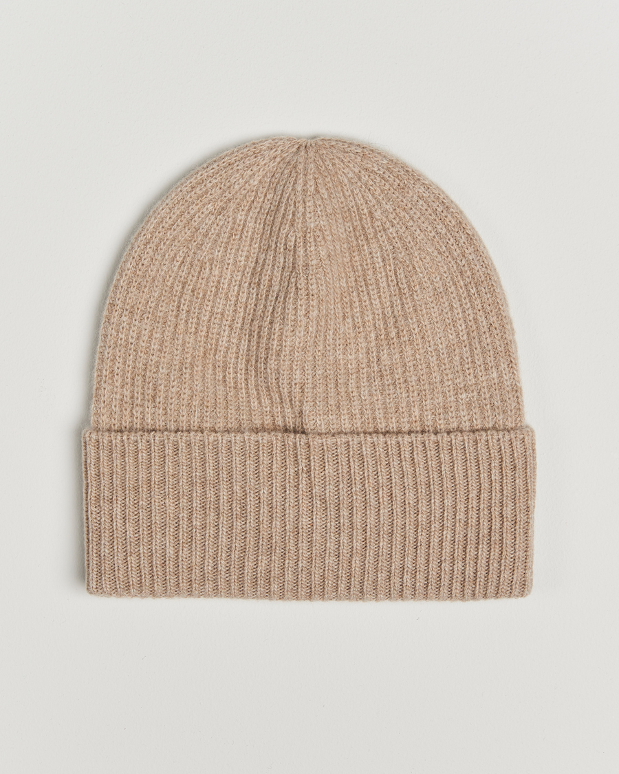 Herre | Moncler Cashmere Beanie Beige | Moncler | Cashmere Beanie Beige