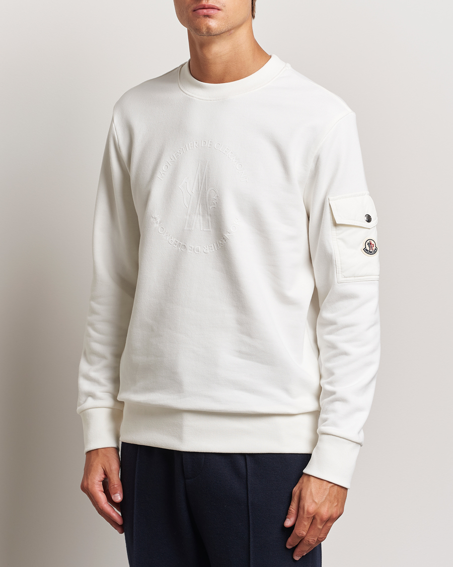 Herre | Trøjer | Moncler | Pocket Sleeve Sweatshirt Off White