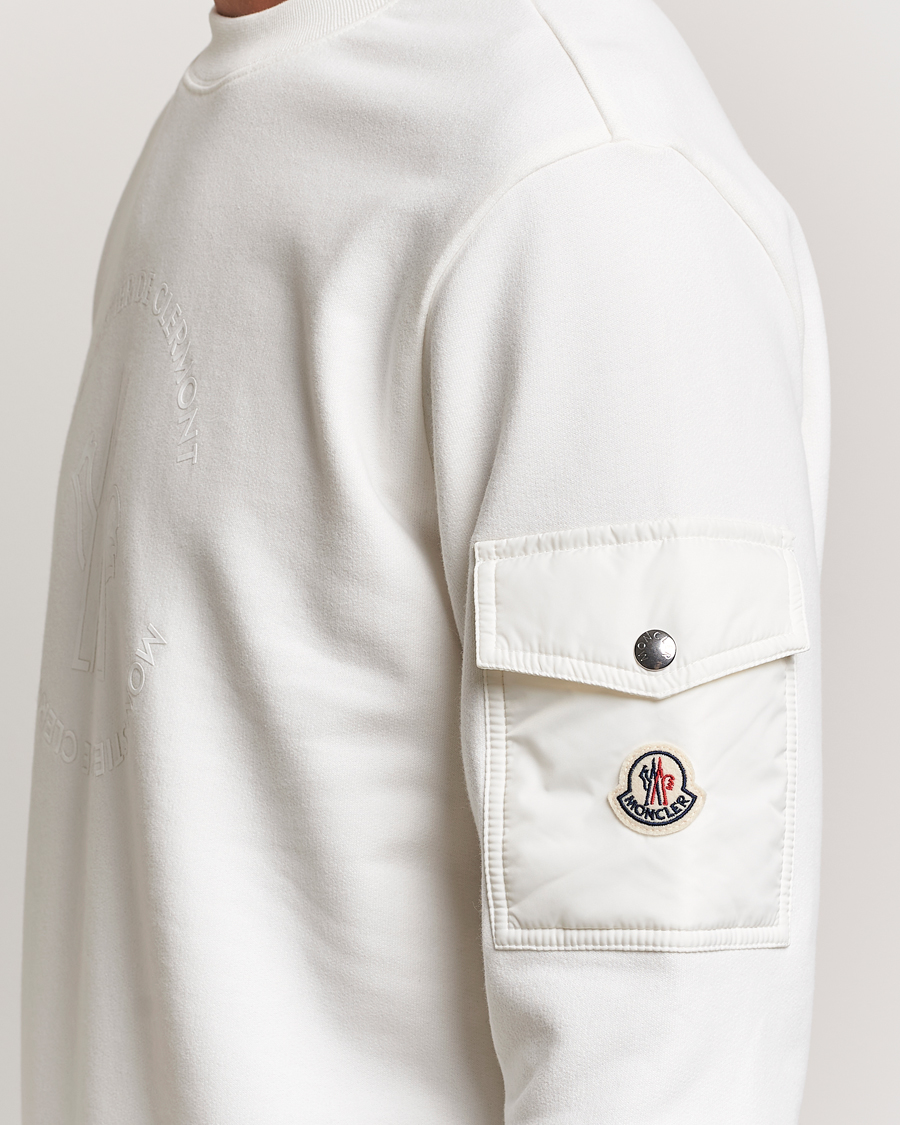 Herre | Trøjer | Moncler | Pocket Sleeve Sweatshirt Off White