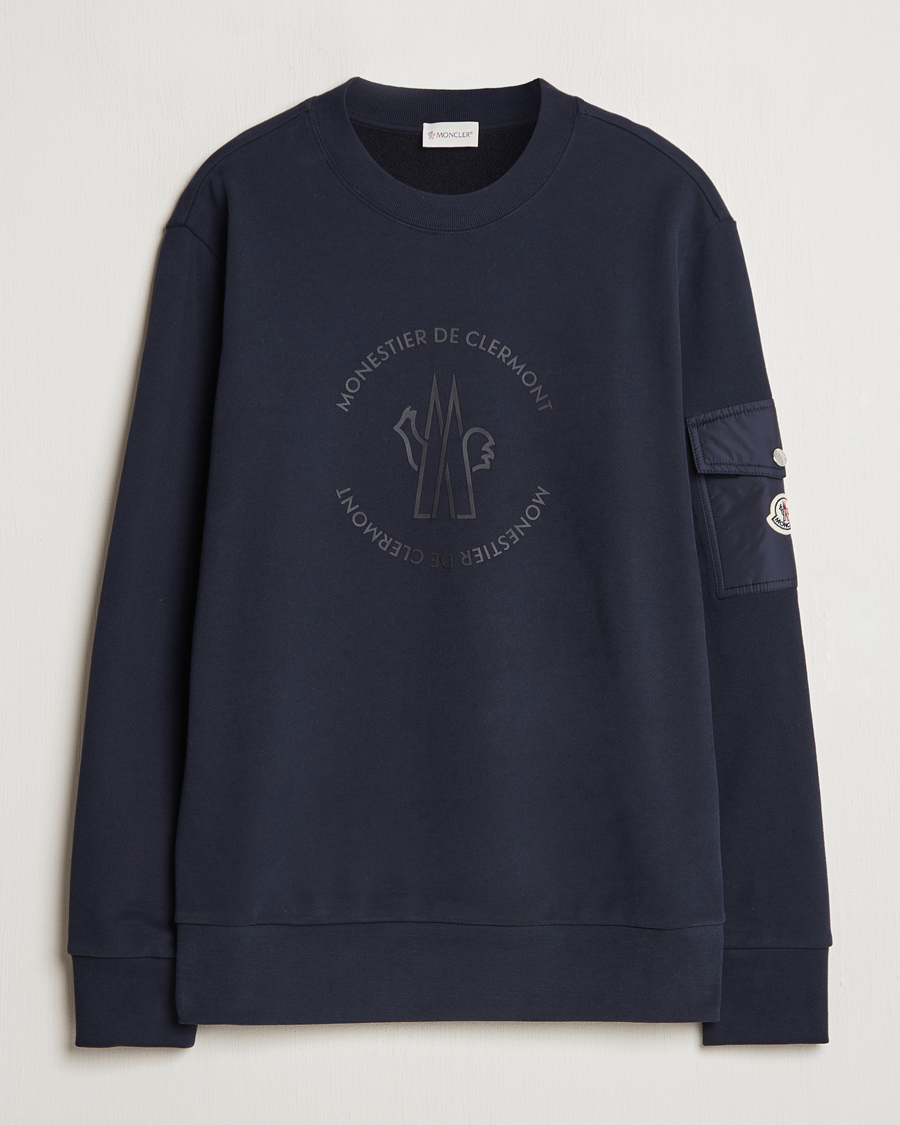 Herre | Trøjer | Moncler | Pocket Sleeve Sweatshirt Navy