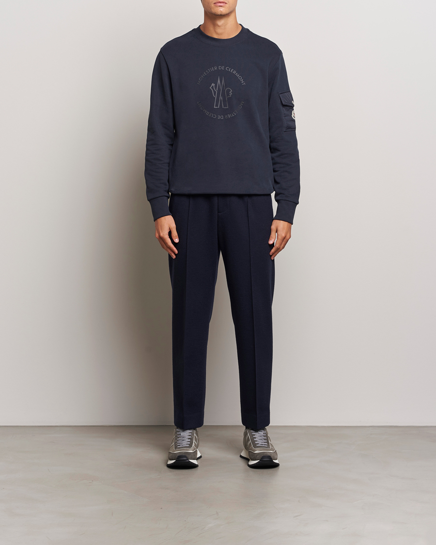 Herre | Trøjer | Moncler | Pocket Sleeve Sweatshirt Navy