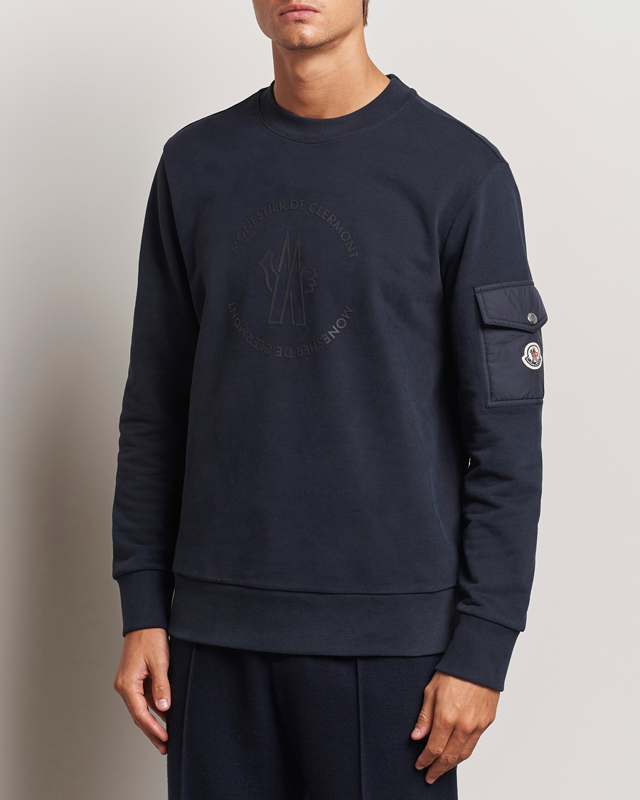 Herre | Trøjer | Moncler | Pocket Sleeve Sweatshirt Navy