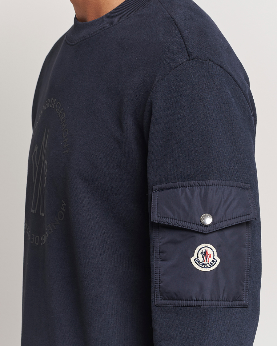 Herre | Trøjer | Moncler | Pocket Sleeve Sweatshirt Navy