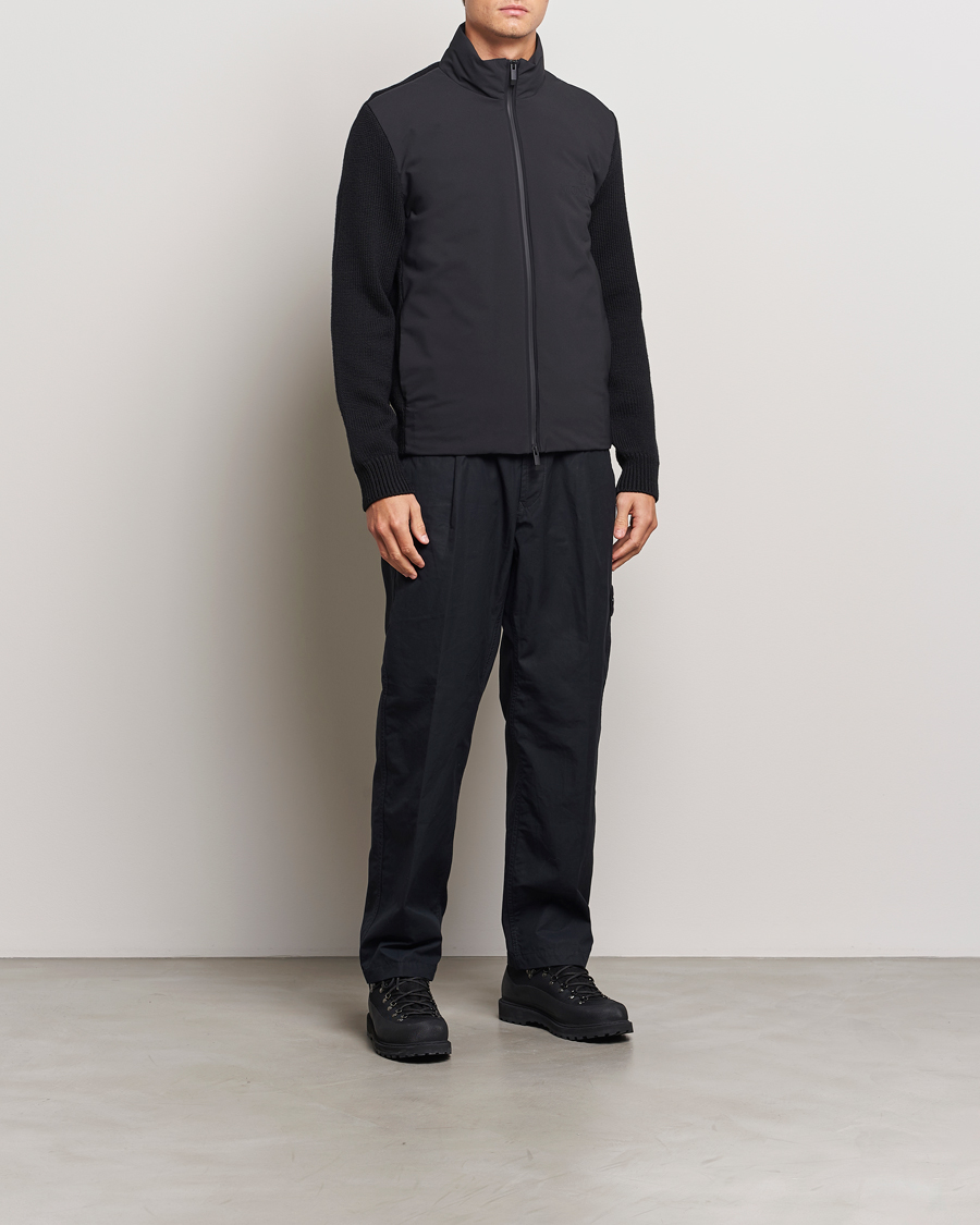 Herre | Jakker | Moncler | Hybrid Zip Cardigan Black