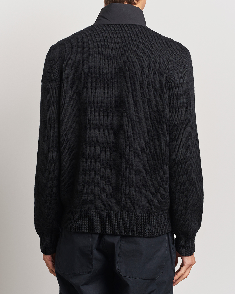 Herre | Jakker | Moncler | Hybrid Zip Cardigan Black