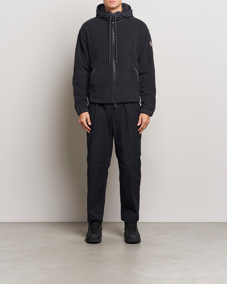 Herre | Trøjer | Moncler Grenoble | Fleece Full Zip Cardigan Black