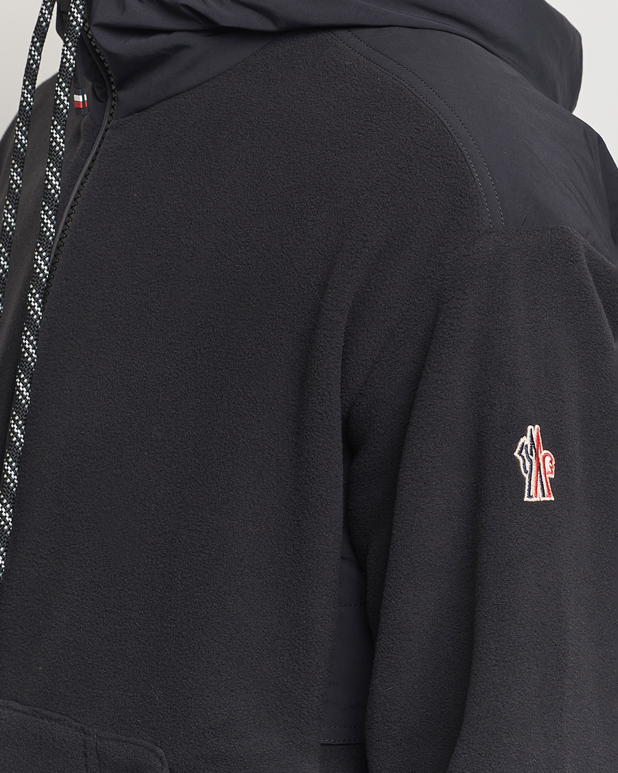 Herre | Trøjer | Moncler Grenoble | Fleece Full Zip Cardigan Black