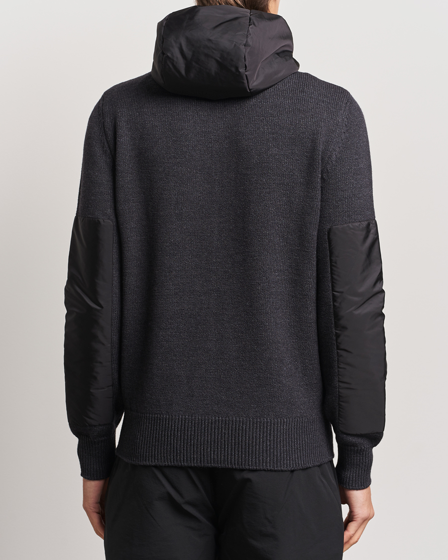 Herre | Trøjer | Moncler Grenoble | Knitted Full Zip Cardigan Charcoal