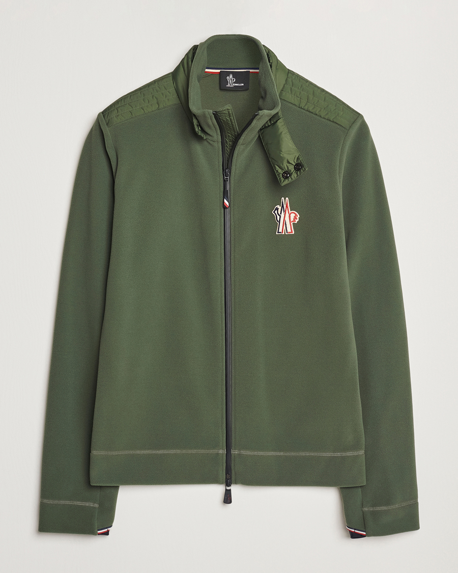Herre | Trøjer | Moncler Grenoble | Fleece Full Zip Dark Olive