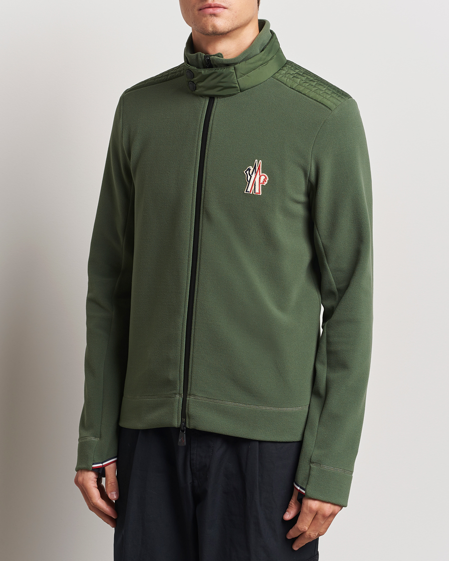 Herre | Trøjer | Moncler Grenoble | Fleece Full Zip Dark Olive