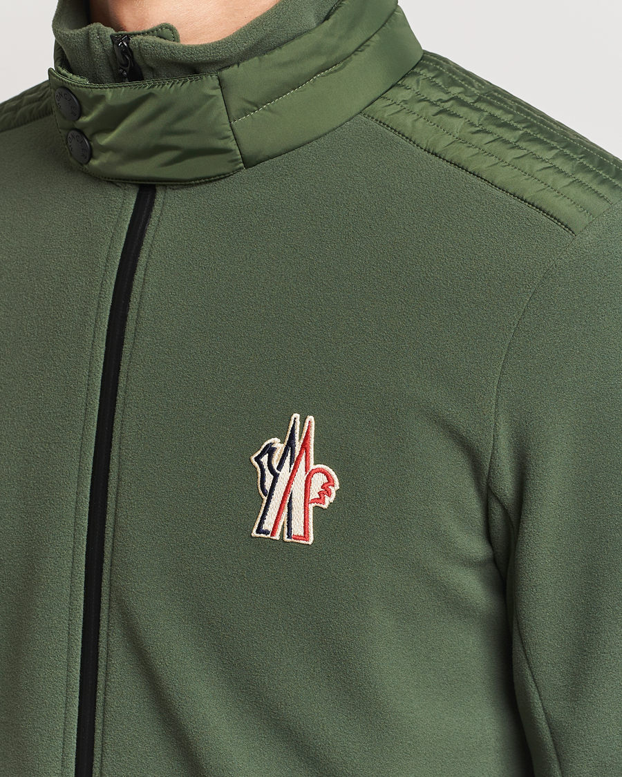 Herre | Trøjer | Moncler Grenoble | Fleece Full Zip Dark Olive