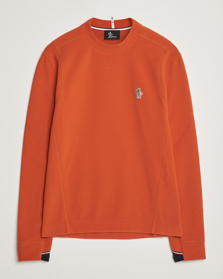 Herre | Trøjer | Moncler Grenoble | Fleece Sweatshirt Brick