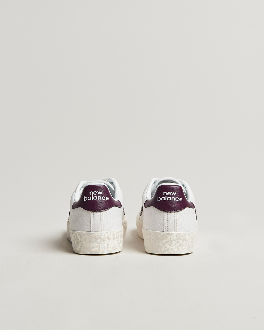 Herre | New Balance B100 Sneakers White/Burgundy | New Balance | B100 Sneakers White/Burgundy