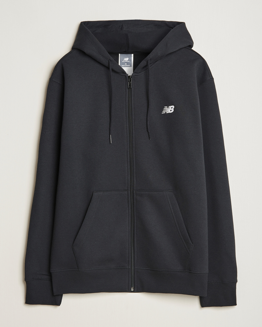 Herre | Trøjer | New Balance | Essentials Full Zip Fleece Hoodie Black