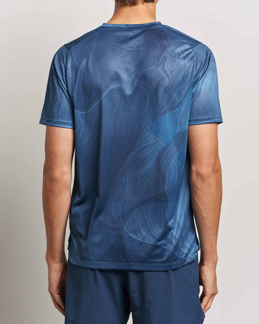 Herre | T-Shirts | New Balance Running | Athletics Run T-Shirt Blue Agate