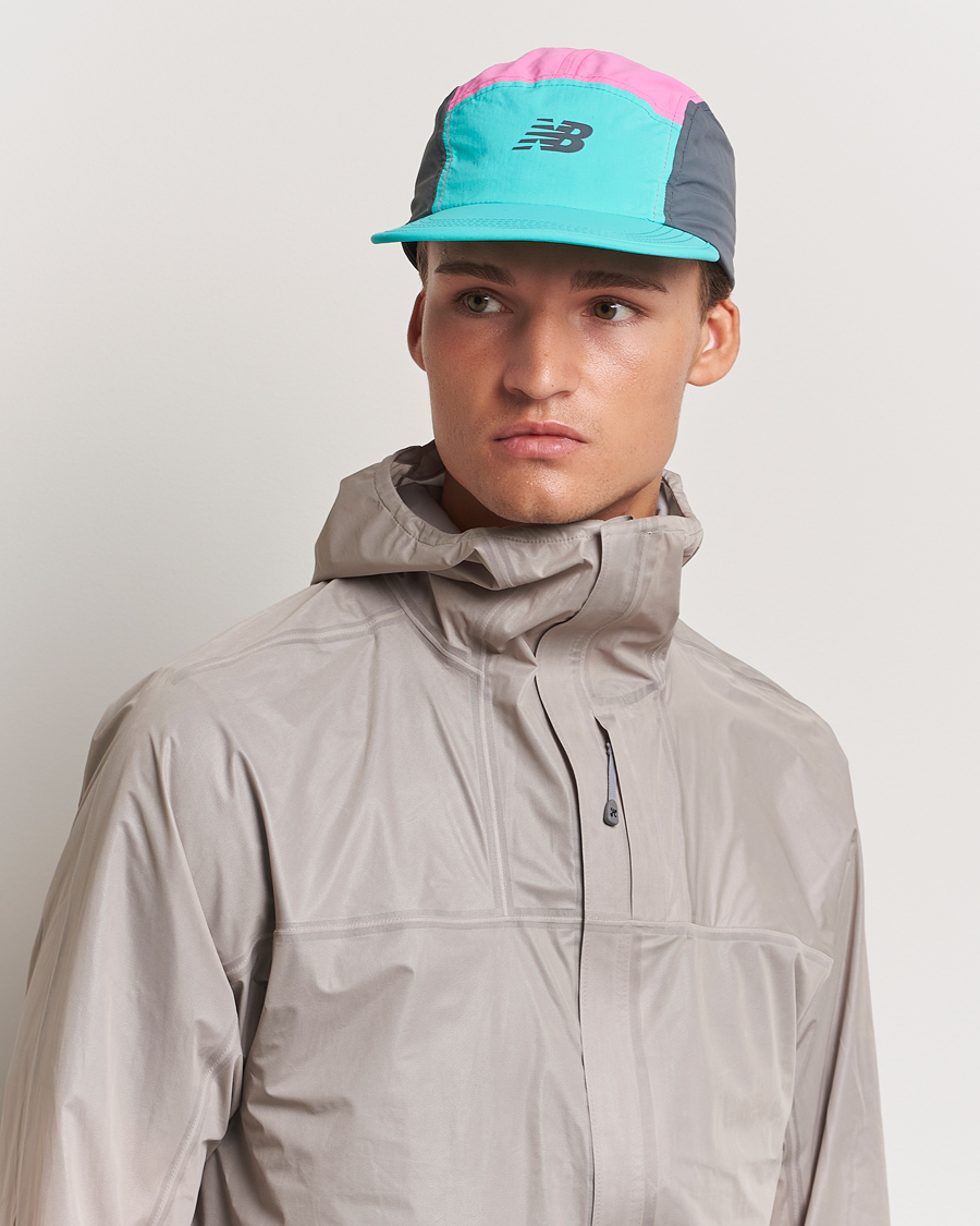 Herre | New Balance Running 5-Panel Run Hat Cyber Jade | New Balance Running | 5-Panel Run Hat Cyber Jade