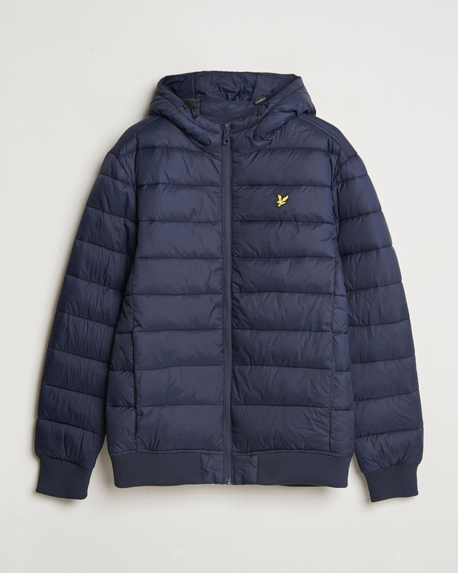 Herre | Jakker | Lyle & Scott | Wadded Hooded Jacket Dark Navy