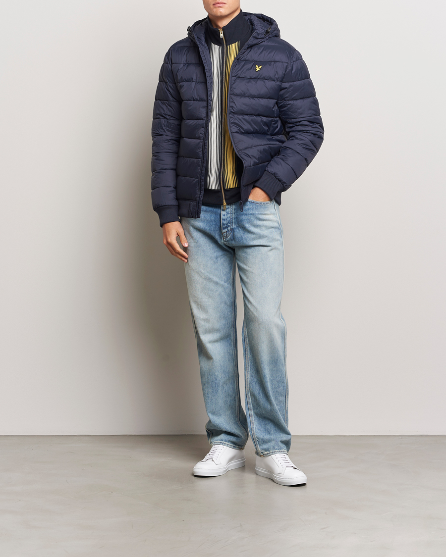 Herre | Jakker | Lyle & Scott | Wadded Hooded Jacket Dark Navy