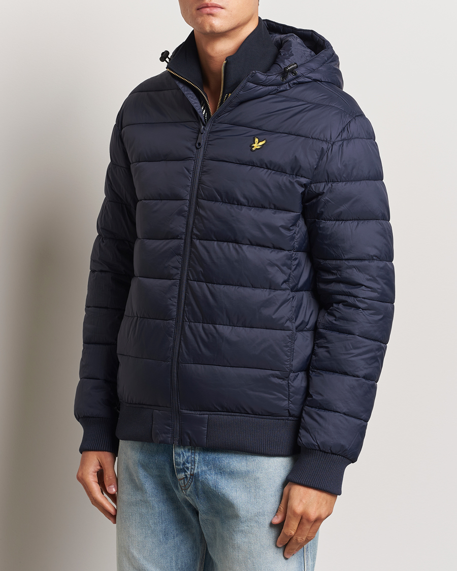 Herre | Jakker | Lyle & Scott | Wadded Hooded Jacket Dark Navy