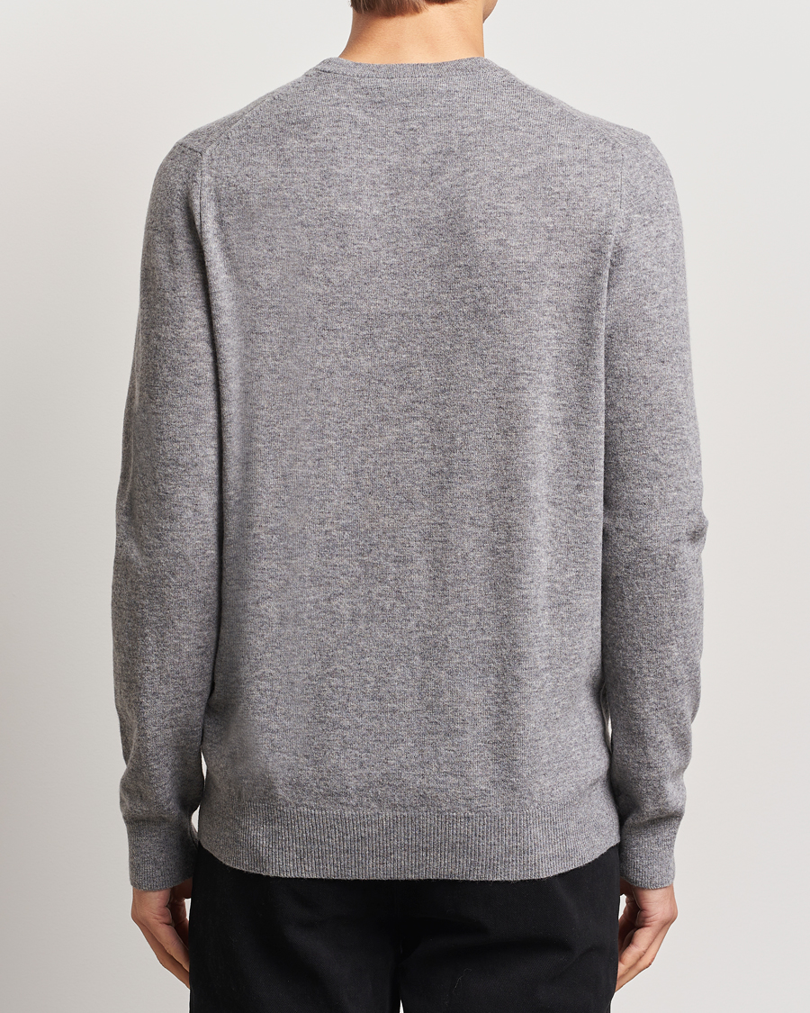 Herre | Trøjer | Lyle & Scott | Lambswool Crew Neck Pullover Mid Grey Marl