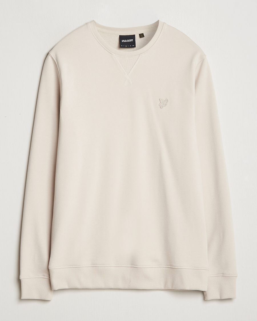 Herre | Trøjer | Lyle & Scott | Tonal Eagle Crew Neck Sweatshirt Cove