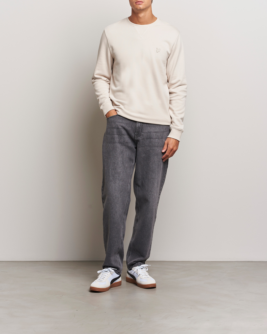 Herre | Trøjer | Lyle & Scott | Tonal Eagle Crew Neck Sweatshirt Cove