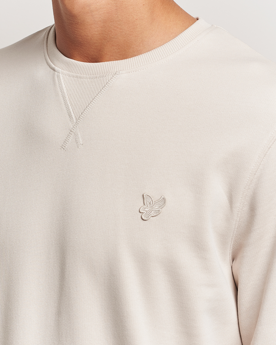 Herre | Trøjer | Lyle & Scott | Tonal Eagle Crew Neck Sweatshirt Cove