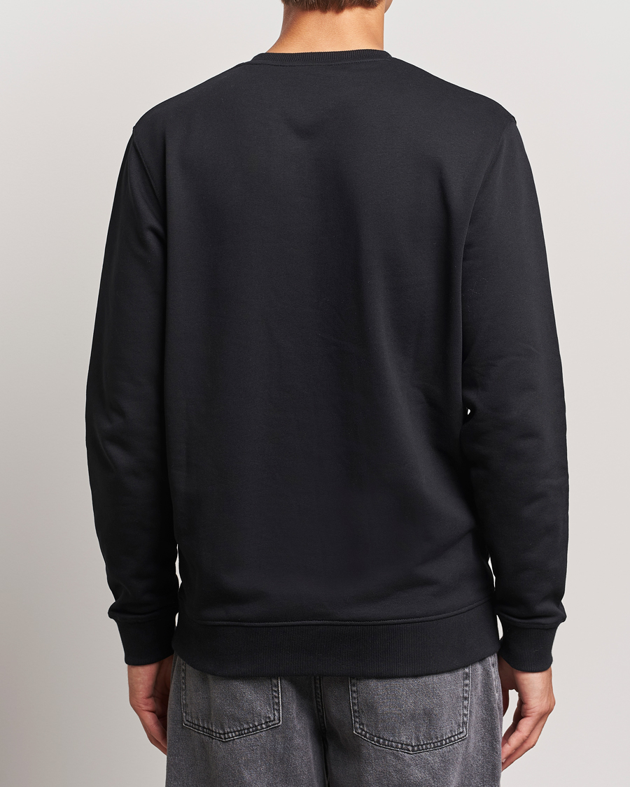 Herre | Trøjer | Lyle & Scott | Tonal Eagle Crew Neck Sweatshirt Jet Black
