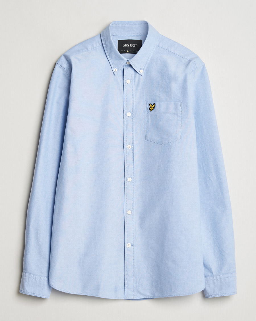 Herre | Skjorter | Lyle & Scott | Lightweight Oxford Shirt Riviera Blue