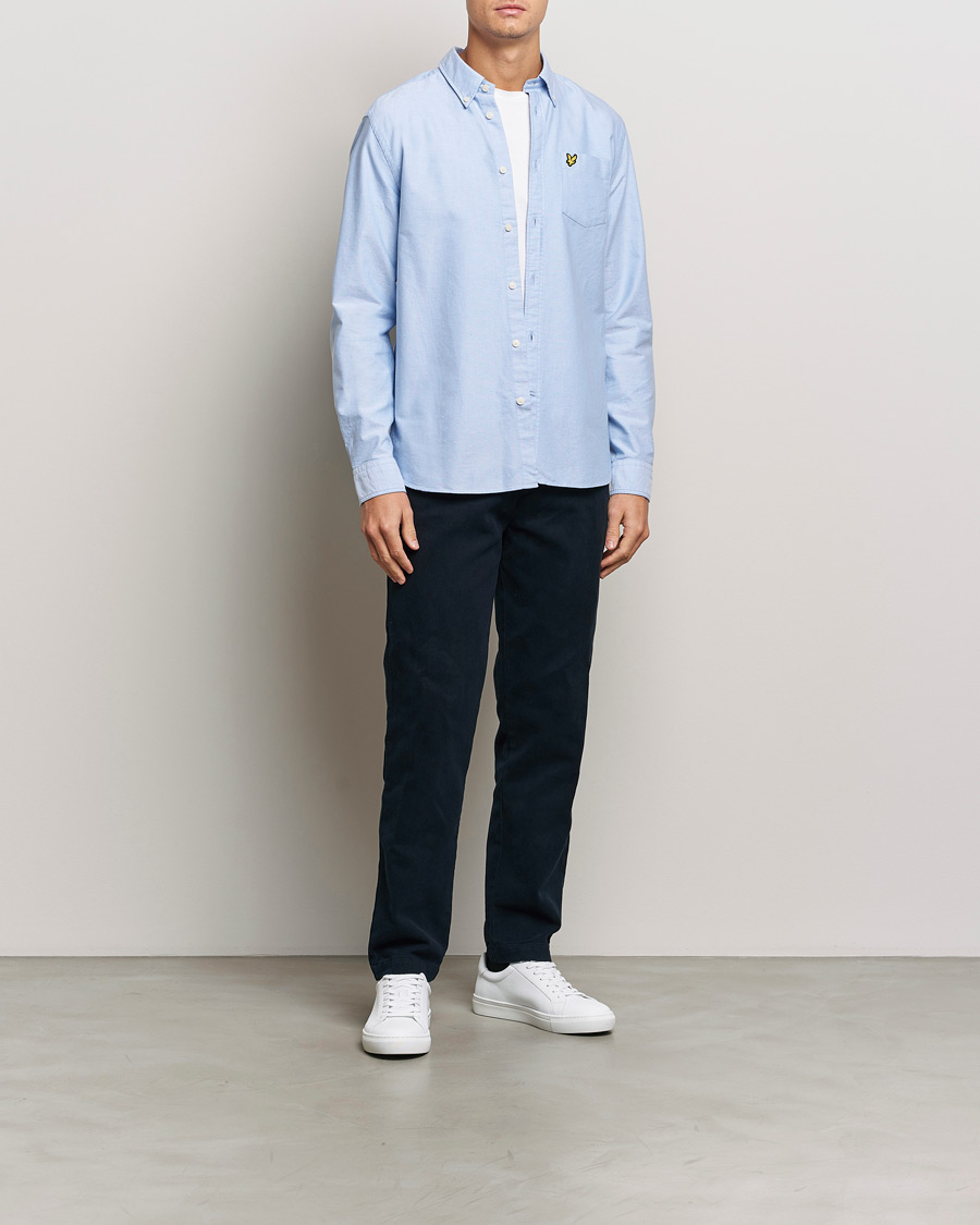 Herre | Skjorter | Lyle & Scott | Lightweight Oxford Shirt Riviera Blue